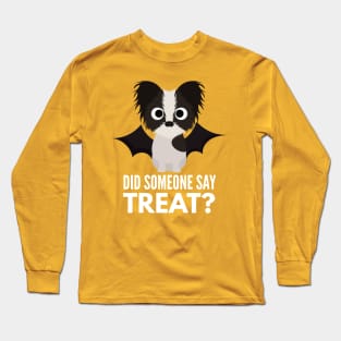 Papillon Halloween Trick or Treat Long Sleeve T-Shirt